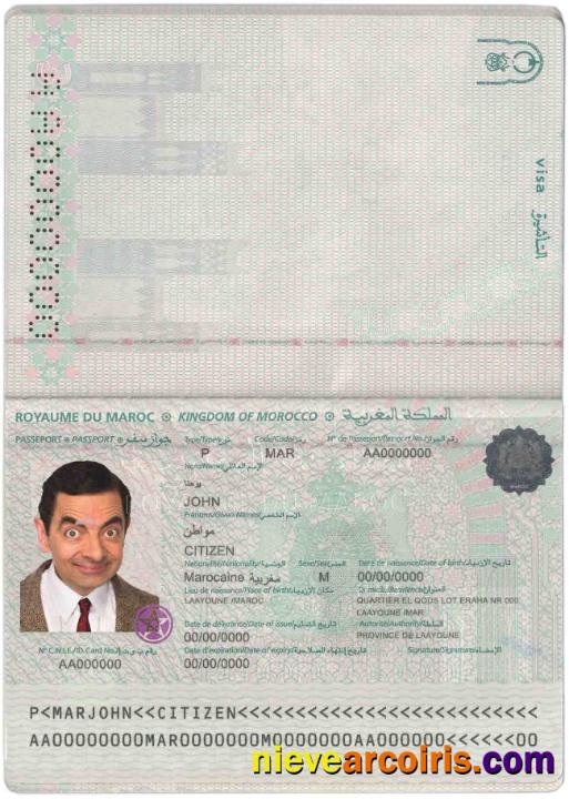Morocco passport